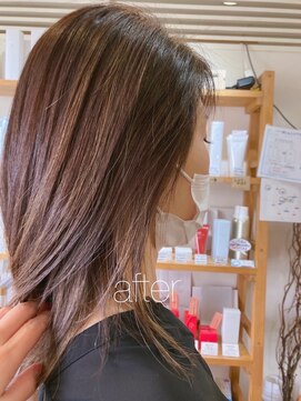 ヘアーガーデン ハニワ(Hair Garden 葉庭) RUKAお客様スタイル