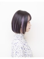 ルプラ ガーデン(le-pla garden) インナーカラー#切りっぱなしボブ#ケアブリーチ#ダブルカラー