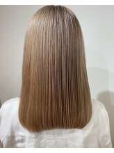 「髪質改善、高濃度水素縮毛矯正』ほんとにサラサラになります。