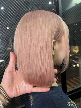 ルミヘアー 金沢駅西口店(Lumi hair) ★ピンクカラー/ミニボブ/耳掛け/ブリーチ/ダブルカラー/金沢