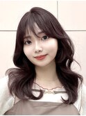◇ ウェーブミディアムメルティカラー×レイヤーカット韓国