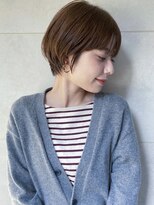 サーカス バイ ビュートリアム 青山(CIRCUS by BEAUTRIUM)&nbsp;耳かけショートボブ　ショートヘア　耳かけショート　前髪あり