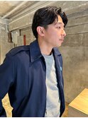 センター分け