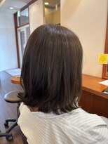 ディール D-R 外ハネボブ/くびれヘア/ボブ/大人女性/20代/30代/ベージュカラー