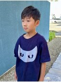 学生カット。キッズカット。さわやかツーブロック。