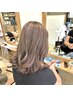 【ダメージレスに透明感】カット+ハイライト+3stepトリートメント