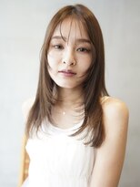 ニコ トウキョウ 渋谷(nico TOKYO)&nbsp;ロングレイヤー顔周りレイヤーハッシュカット透明感カラー