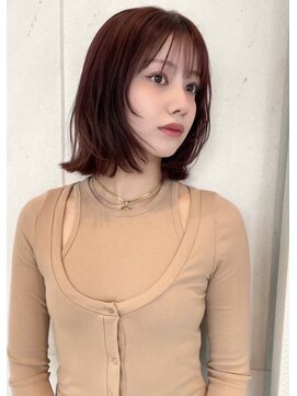 トリコ 柏(tricot) レイヤーボブ/ボブ/顔まわりレイヤー/レイヤーカット/柏