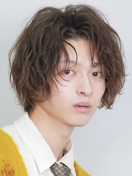 フィフス 天神大名(fifth) 天神大名シャドウパーマ今泉メンズカットシースルーマッシュ30代