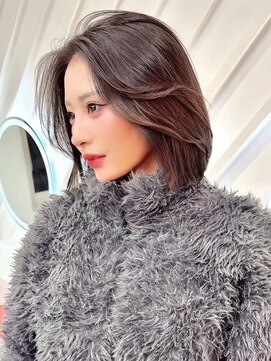 冬に人気の大人ボブ