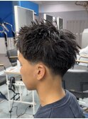 スタイリング約3分！朝が楽なスパイキーショート