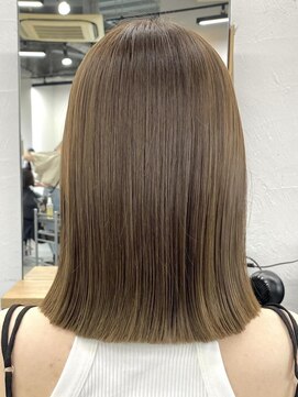 キラ 原宿(KILLA) #ブリーチなしダブルカラー＃グレージュ＃ブラウン＃ベージュ