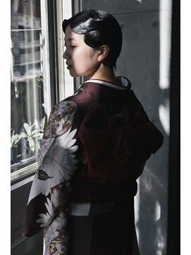 パークホワイト 代官山(PARK White) ボブウルフハッシュカットショートウルフボブ小顔カットセット