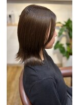 桃の木 ヘアー(桃の木 hair) チャコールブラウン艶カラー