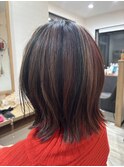 立体感MAX！ハイライト×ローライトの3D外ハネボブ