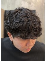 エッジ(EDGE)&nbsp;大分無造作シャドウパーマメンズカット刈り上げマッシュツーブロ