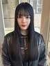 【韓国風艶髪◎】似合わせカット+縮毛矯正+髪質診断付きTR#静岡#髪質改善