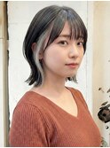 インナーカラー|ミディアム|ダブルカラー