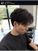 メンズセンターパート【毛流れセンター】