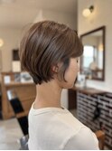 大人女性のひし形バランスショート