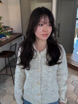 ファルファラ(farfara) 【farfara】無造作コテ巻きパーマ(問屋町テラス)森若竜