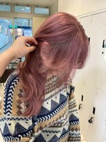 サロウィン 大宮Crest店(SALOWIN)&nbsp;ピンクベージュ ピンクミルクティー 大宮美容室 ペールカラー