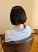 【20代30代の大人ショート】丸みショートボブヘア#1