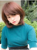 重めバングのボブディ♪