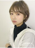 ●大人かわいい　小顔　ひし形ショートボブ　小田原