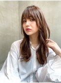 Ameri ゆる巻きアンニュイセミロング　髪質改善　【新宿】