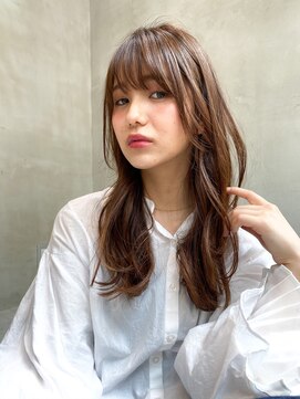 アメリ 新宿(Ameri) Ameri ゆる巻きアンニュイセミロング 髪質改善 【新宿】