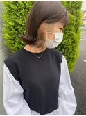 ベージュ×インナーカラー