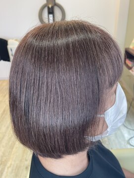 ヘアーズ ジール(hair's Zeal) 白髪ぼかし☆透明感ピンク