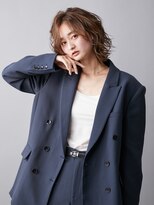 ジャックモアザン 新宿タカシマヤ店&nbsp;リッジカール/ミディアムレイヤー[新宿/新宿駅/白髪ぼかし]