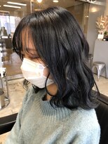 ボウ(BOW)&nbsp;韓国風ブルーブラック