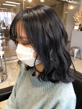 ボウ(BOW) 韓国風ブルーブラック