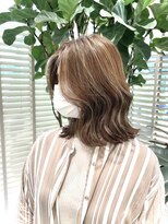 ステアケース 武蔵小杉店(stair:case)&nbsp;ミディアムヘア脱白髪染め20代30代40代