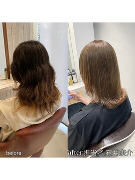 IJK 表参道 【髪質改善縮毛矯正+treatment税込¥16500】髪質改善縮毛矯正