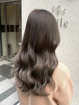 メゾンマイル 恵比寿(maison mile) ハッシュカット/似合わせカット/レッドブラウン[恵比寿駅]