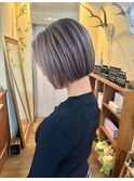 白髪ぼかしハイライト、バレイヤージュ
