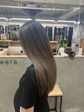 フリーラ 京都河原町三条店(freera) 【kiho】バレイヤージュ デザインカラー