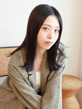 ボンドバイテトテ 三宮元町(BONDbytetote) 【BOND】小顔ワンレン レイヤースタイル