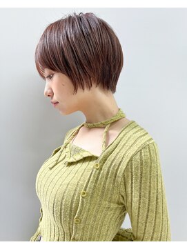 ミィ 表参道(mee.) 黒髪/ボブウルフ/ネビージュ/小顔/ワンレン/髪質改善/ハセガワ