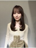 レイヤーカット☆透明感カラー☆グレージュカラー