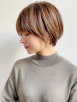 ロンド 銀座(Lond) 【成田】イメチェン外ハネボブ美髪ワイドバングショート/銀座9
