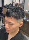 スキンフェード×ダウンパーマ