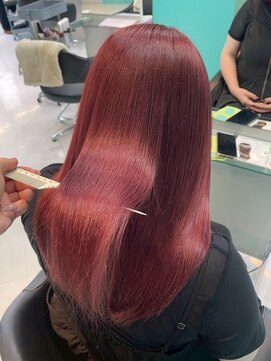 ユー イケブクロ(u Ikebukuro) ピンク/カシスピンク/髪質改善/ダブルカラー/ブリーチ