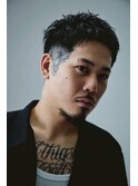 メンズミドルフェードクロップスタイル
