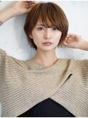 小顔マッシュフェザーショート◎ハイライト☆オール世代オススメ