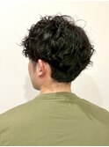 大人男子のニュアンスパーマ【大人世代/メンズカット】